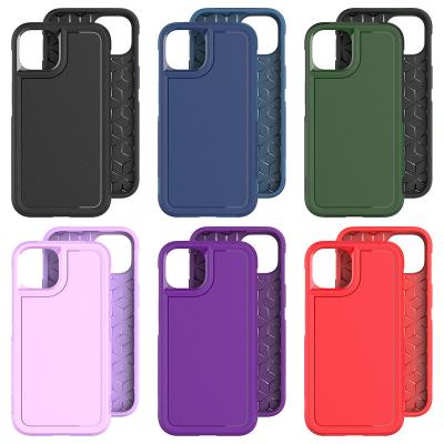 China Shockproof 2023 wholesale 2 in 1 hybrid pc tpu hard case for iphone 14 13 pro max shockproof cellphone cover for iphone 13 mini 12 678 plus for sale