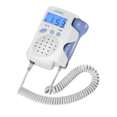 China China Manufacturer Sale High Quality Safety Plastic Fetal Doppler Home Use Safety Fetal Doppler Baby Heart Monitor for sale