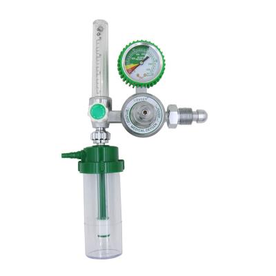 China China Wholesale High Quality Medical Cheap Metal Air Oxygen Gas Regulator With Humidifier for sale