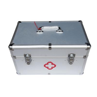 China Promotion Latest Price Aluminum Storage Box Aluminum Alloy Medical First Aid Box With Locks And Handle For Home for sale