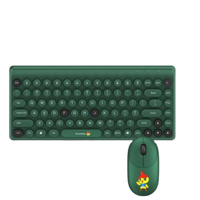 China Colorful Creative Gifts 2.4ghz Wireless Combo Cute Professional Wireless Gaming Keyboard Mouse and Keyboard Wireless Set for sale