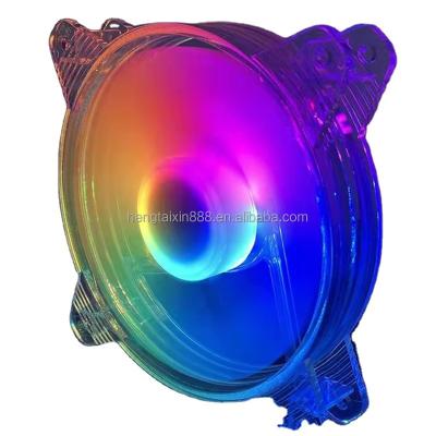 China Hot Sale New Design Computer Case Cooler Fan Factory Ready To Ship 120mm PC Case With RGB LED Lights Electric CPU Cooler Fan Fans for sale