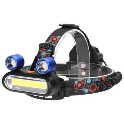 China Outdoor Activity High Power Headlamp COB Light Rechargeable Headlamp Led Headlamps for sale