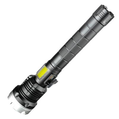 China 28650 Powerful Rechargeable Battery Zoom Outdoor Activity Waterproof Led Torch High Power Flashlights for sale