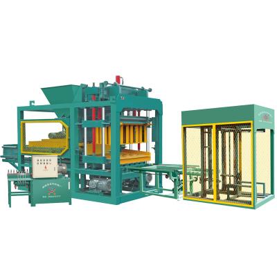 China qt420 automatic cement hollow brick block making machine Te koop