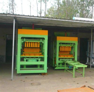 China qt418 full automatic concrete block machine Brick Making Machine Brick Production Line for sale