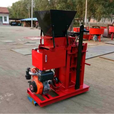 China JL2-25 interlock clay brick making machine en venta