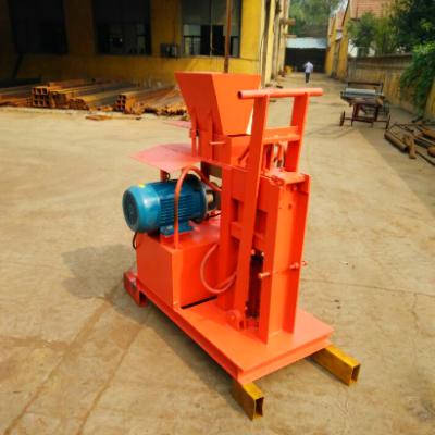 China JL2-25 semi automatic interlock brick making machine for sale