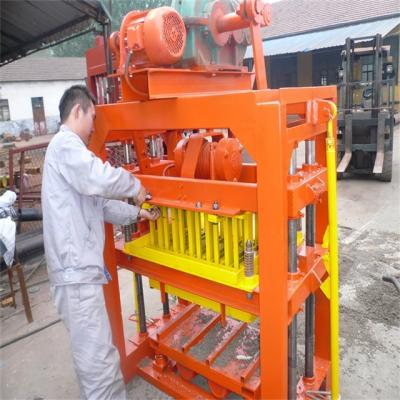 China QT4-40 Manual concrete brick egg laying building machine cheap price for sale