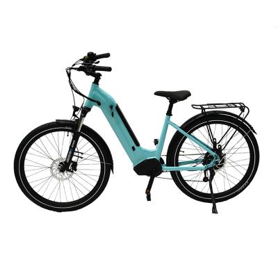 China Aluminum alloy 2021 new 48V 12ah ebike 28 inch classic china design e bike bobbin charger city model for sale