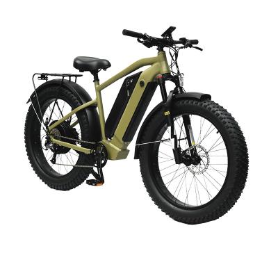 China Fat tire 48V 1200W fast speed 45km/h 26 aluminum alloy snow ebike beach cruiser 4.5 inch 4.5 tire mtb electric bike for sale