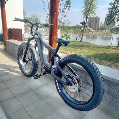 China Full carbon fiber e mtb frame suspension 26 inch bicycle emtb 1000w mountain ebike carbon fiber electric mountain bike for sale