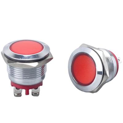 China Panel Switch Top Selling Metal Button Switch 3v 5V 12V 220v Waterproof Lamp Led Waterproof LED Indicator for sale