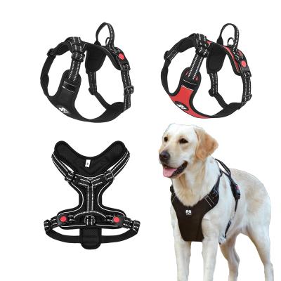 China 2022 Highly Reflective Padded Step-in Reversible Adjustable Dog Strap Harness for sale