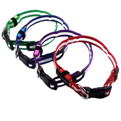 China Direct Sales Custom Nylon DETACHED Remote Control Led Flashing Dog Collar for sale