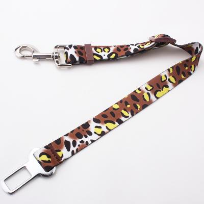 China New Viable Quality Cheap Quality Polyester Colorful Dog Car Seat Belt for sale