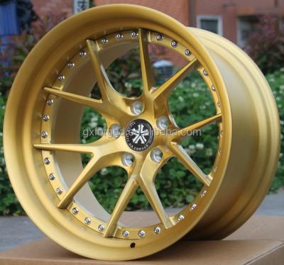 China Aluminum Customize 2 Pcs Forged Straight Lip Alloy Wheels 18