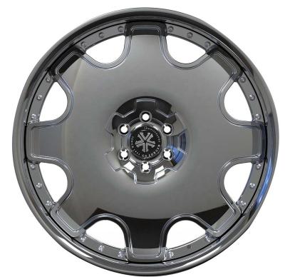 China Aluminum Personally Customized Deep Plate 3 Pcs Forged Alloys Rims Wheels With Factory Price for sale