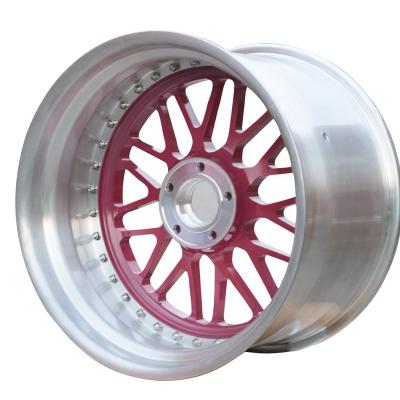 China Deep Concave Forged Aluminum Alloy Wheels 18/19/20/21/22 Inch With 2 PCS Polished Lip for sale