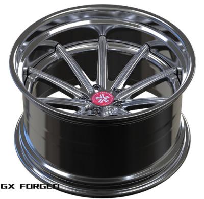 China GX 2pcs Aluminum Deep Lip Custom Forged Wheels For Widebody for sale