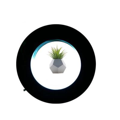 China Holiday decoration & Gift Magnetic Levitation Planter Pot Floating Flower Pot Automatically Rotating en venta