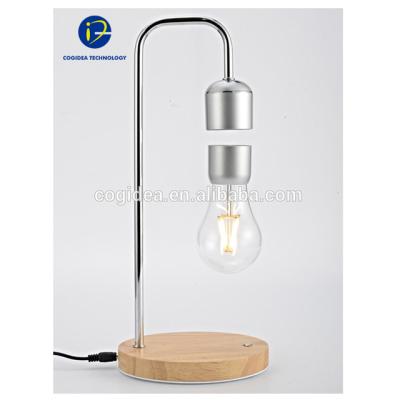 China Modern Factory Manufacturing Magnetic Levitating Bulb Lamp Induction Wireless Power On Touch Button zu verkaufen