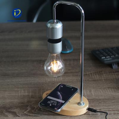 China Residential magnetic levitating lamp and leviating bulb with wireless charging module for sale