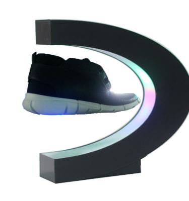 China Advertising System Levitating Shoe Display Bottom Hanging Shoe Beer Phone Cosmetic Business Card Show Magnetic Levitation Floating Display Device Te koop