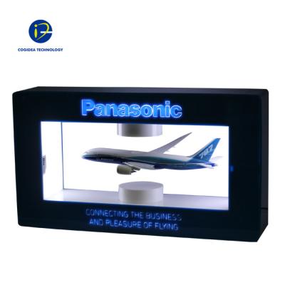 China Advertising and exhibition magnetic levitron rotating floating model airplane display for exhibition and advertisement Te koop