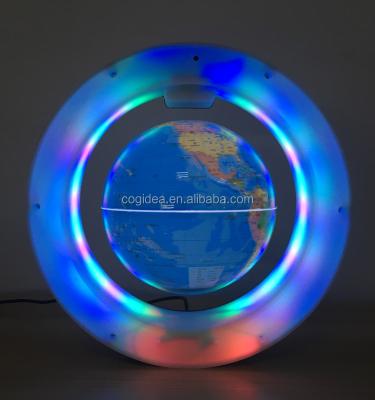 중국 Around the World Induction Magnetic Luminous Light Floating Rotating Globe 판매용