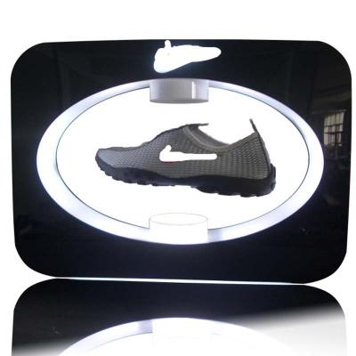 Κίνα Environmental Friendly Magnetic Levitating Advertising Shoe Display Custom Levitating Platform προς πώληση