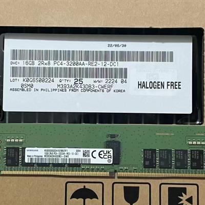 China Server Ram Memory M393A2K43DB3-CWE 16GB (1X16GB) 2RX8 PC4-3200AA Server Memory Module for sale