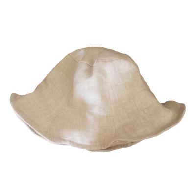 China 100% Pure Image Color Flat Surface Beehive Fisherman Hat Summer Sun Bucket Canvas Hat for sale