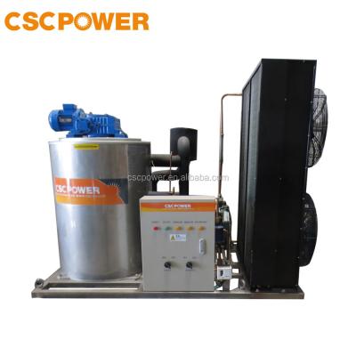 China In Stock CSCPOWER 1T Making Salt Water Flake Ice Machine 40mm*400mm for sale