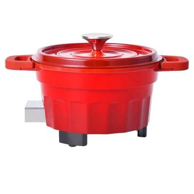 China Wholesale Mini Electric Pots Electric Cooking Multifunctional Pot Easily Cleaned Portable Electric Pot With Lid for sale