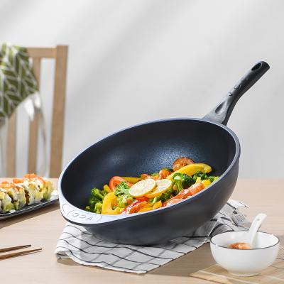 China Viable New Wholesale Cookware China Cookware High Quality Heat Resistant Nonstick Wok for sale