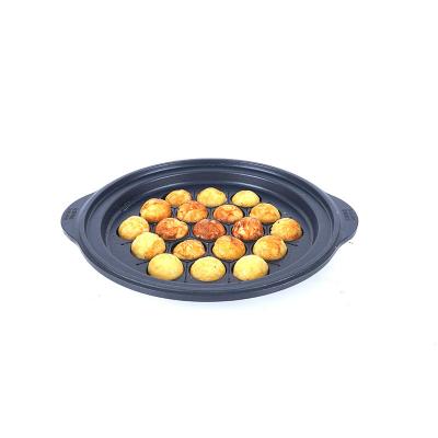 China Sustainable Wholesale High Quality Kitchen Baking Pan With Handle Egg Pancake Pan Baking Tools for sale