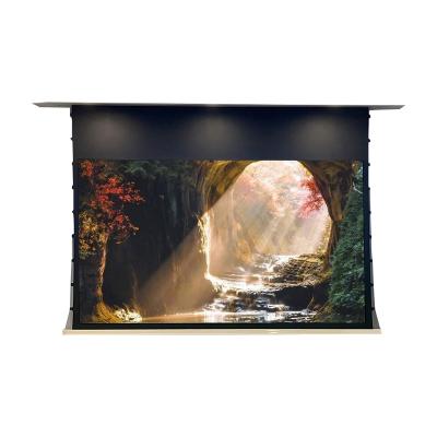 China [OEM ALR]100'' Motorised Projector Screen ALR Ultra Short Throw Electric Screen Motorised Projection Screen à venda