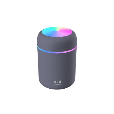 China Comfortable Portable Light Sensation LED Mini H2O Aroma Essential Oil Diffuser Car USB Air Humidifier for sale