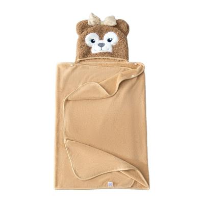 China Cute Animals Hooded Kids Towel Hooded Bath Towel Safe For Children Design for sale