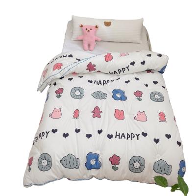 China Cheap Kids Bedding Crib Cotton Baby Quilt Blanket Cover Set Anti-Static Cheap for sale