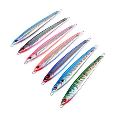 China High Quality WEIHE Alloy 250G 17CM 7 Colors Vibe Speed ​​Metal Jig Lure Sea Fishing Bait Lead Aluminum Material for sale