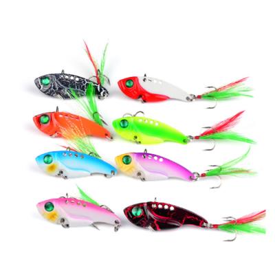 China 5.5cm Fishing 11g Spinner Bait Lure Chatterbait Zinc Alloy Blade for sale