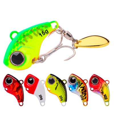 China Mini 5G/10G/15G/20G Zinc Alloy Vibration Lures Full Metal Sinking VIB Bait Lure For Fishing for sale