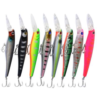 China ABS 18.7g Lure 150mm Hard ABS Minnow Fishing Plastic Floating Lure With Best Price 8 Colors for sale