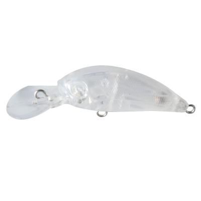 China ABS Plastic 5.9cm White 3.4g Unpainted Bulk Fishing Lure Cheap for sale