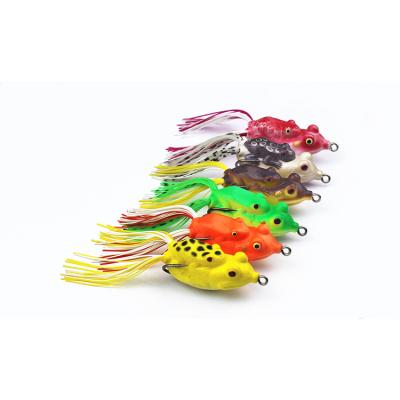 China PVC Materials Imported From Germany 50mm 13g Good Quality Bass Frog Lure for sale