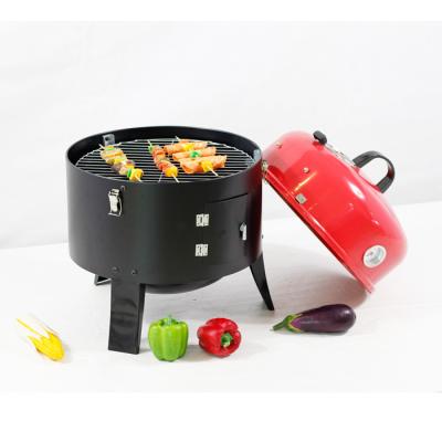 China Height Adjustable 3 in 1 Vertical BBQ Smoker BBQ Grill Tower Smoker Garden Camping for sale