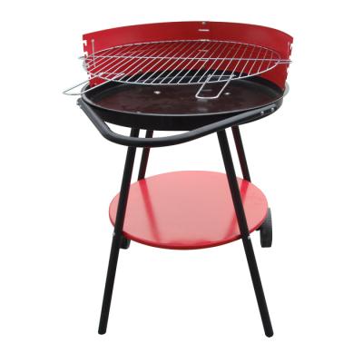 China BBQ Grill Adjustable Size Round Shape Size Charcoal BBQ Grill Easy Assemble For Outdoor Party for sale