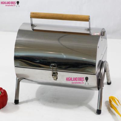 China Adjustable Size BBQ Grills Portablel Stainless Steel Twinscook BBQ Charcoal Grill Oven Charcoal Grill Barrel Double for sale